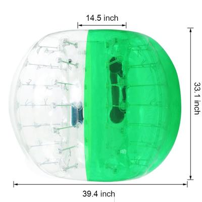 China Sports Toys 1.2M Soccer Toy Inflatable Human Zorb Body Bubble Belly Knocker Bumper Ball For Sale for sale