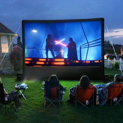 China Outdoor Entertainment Commercial Outdoor Inflatable Cinema Advertising Inflatable Cinema Screen For Party / Event for sale