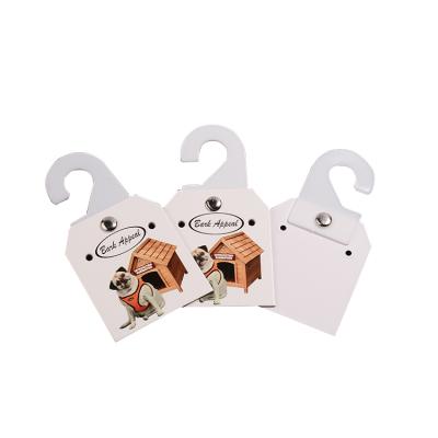 China Viable Custom Hanger Printing Product Cardboard Design Paper Plastic Hook Hang Tags Sock Tags for sale