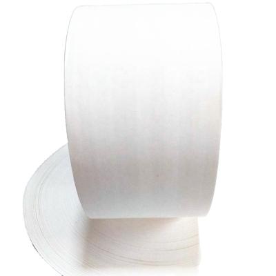 China Viable wholesale labels tape nylon taffeta label fabric roll nylon ribbon manufacturers for thermal transfer printer for sale