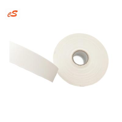 China Viable thick grain white polyester and cotton webbing material tape for sale