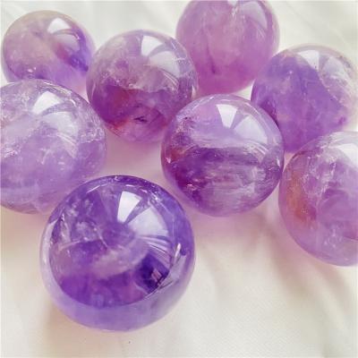 China DONGHAI Wholesale Natural Clear Quartz Amethyst Spheres Polished Crystal Balls For Home Decoration for sale