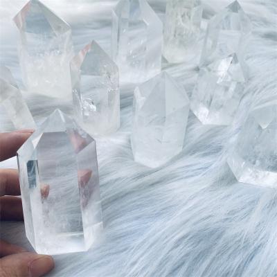 China China Wholesale Polished Natural Clear Point Crystal Tower Point For Quartz Decoration for sale