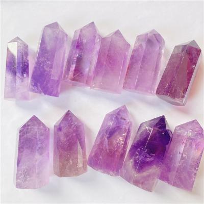 China High quality natural DONGHAI Crystal Point Rainbow Clear Amethyst Crystal for home decoration for sale