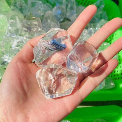 China Wholesale Natural DONGHAI Gemstone Crystal Clear Quartz Polished Feeform Palm Stone For Healing for sale