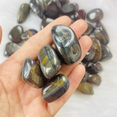 China China Wholesale Hot Sale Crystals Gravel Blue Tiger Eye Tumbled Stone For Healing Meditation for sale