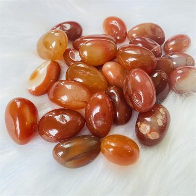 China Hot Selling China Natural Carnelian Crystal Gravel Red Agate Tumbled Stone For Healing Meditation for sale