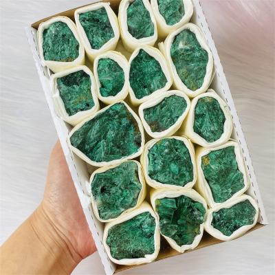 China China Natural Cheap Price Healing Malachite Crystal Cluster Raw Green Specimen For Healing for sale