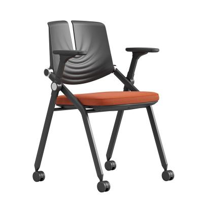 China Foldable Plastic Back Study Chair School Training Folding Chair For Student for sale