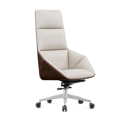 China 2022 New High Back Swivel PU Leather Executive Office Chairs Rotation for sale