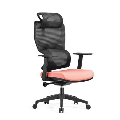 China Comfortable Office Swivel Mesh Executive Chair High Back Swivel Chair With Headrest for sale