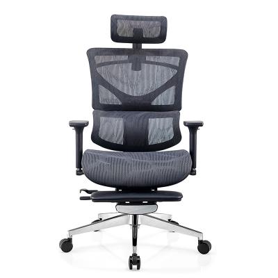 China With Pitch Premium Executive Chair High Swivel Office Back Chair With Footrest for sale