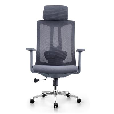 China High Back Executive Chair Ergonomic Office Mesh Rotation Chair With Coat Hanger for sale