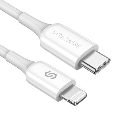 China MP3/MP4 Player Syncwire MFi Certified 1M USB C to Lightning Cable for iPhone for sale