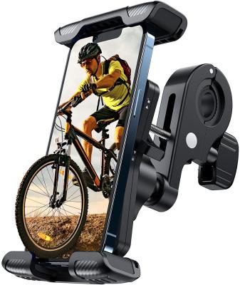 China UNBREAK Universal Adjustable Bicycle Motorcycle Bike Phone Holder for iPhone 13 13 mini 13 PRO 12 Samsung and Smartphones 4.7-7 inch for sale