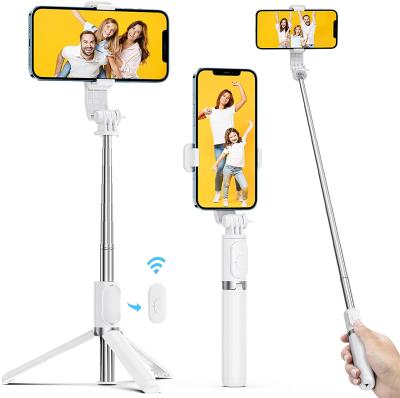 China 360 Degree Rotation ATUMTEK 1m Selfie Stick White Tripod for sale