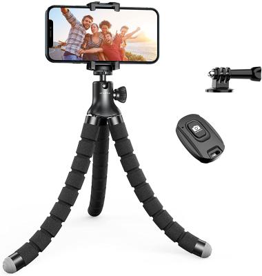 China 360 Degree Rotation ATUMTEK Mini Phone Tripod Remote Control Tripod With Universal Flexible 360 ​​Rotating Clip Tripod for sale