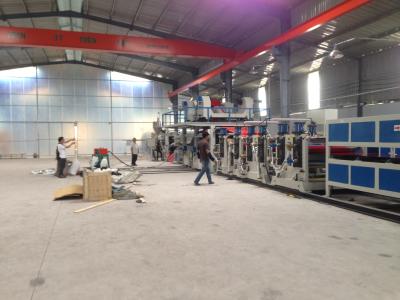 China 315KW 40TONS Aluminum Composite Panel Production Line Three Roller Compressor for sale