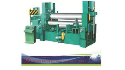 China Plastic Auxiliary Equipment 3 Roller Plate Bending Machine 3M - 8M / Min for sale