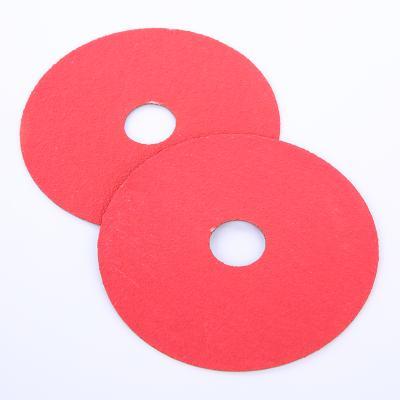 China Oxide Sandpaper Fiber Disc Film Backing Aluminum For Polishing Metal Or Stainless Steel Factory Supplied Free Sample 115mm OEM 4-7inch for sale