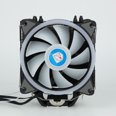 China Computer Case Nucore 120mm RGB Heat Pipe Fan 6 CPU Cooler CPU Argb for sale