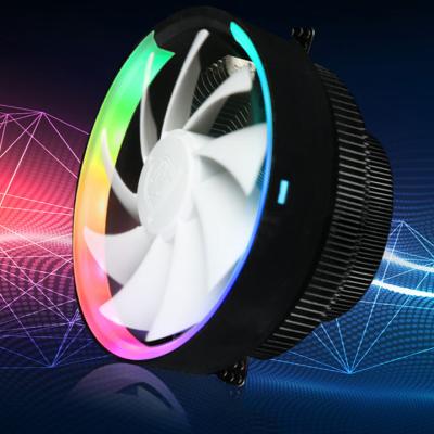 China Processor Moonlight Design RGB Aluminum Cooler Fan CPU Water Cooling Kit for sale