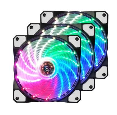 China High Quality Hot Selling Computer Case 120*120*25mm 15 LED CPU Fan for sale