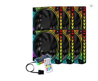 China Wholesale Custom Computer Case Logo PC Computer 120mm Fan RGB For Case DHL Quantity OEM Fedex Naval Power Pin TNT Air Radiator Gua color for sale