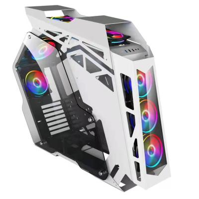 China COPPER Essential Case For Gamer Super Games Pink Lamp RGB Fans Corsair Computer Case for sale