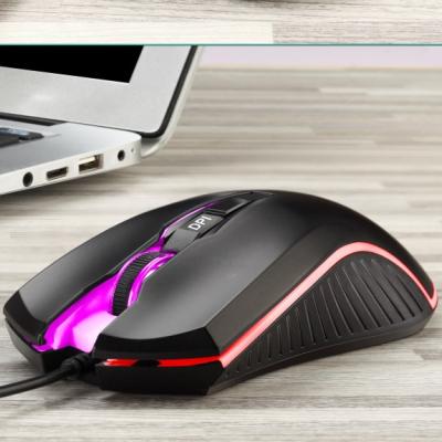 China 3D Mechanical Mouse Emits Mouse With Cable RGB Mouse USB for sale