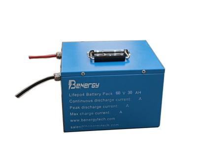 China 60V 30AH oplaadbare Lifepo4-batterij voor E - Riksja Tuktuk Bajaj Autotaxi-passagiersdriewielers Te koop