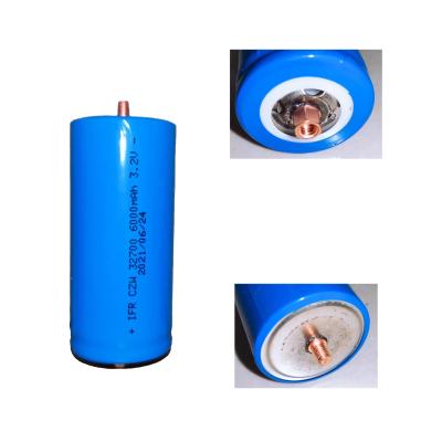 China 32700 LiFePO4 Battery Cells 3.2volt 6000mah Pole Post Rechargeable Lithium Ion Screw Terminals for sale