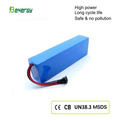 Cina Litio Ion Battery del motorino 48V 15Ah di E 2500 cicli 1500W IP63 in vendita