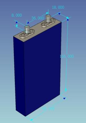 China 10AH 3.2 Volt Lithium Iron Phosphate Prismatic Cells Rechargeable Lifepo4 Battery for sale