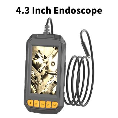 China Waterproof / DiGear 8mm Socket Inspection Camera Waterproof Screen 4.3 Inch Industrial Flexible Hard Cable Borescope Borescope Camera for sale