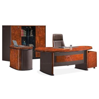 China PU Traditional Classic Italian Home Style Office Executive Manager Office Furniture Factory Practical Manufacturer for sale