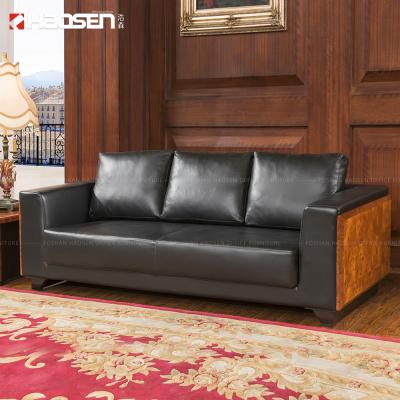 China Good quality commercial office furniture sectional sofa sale leather sectional sofa home real leather sofa sets 1+1+3 real for sale