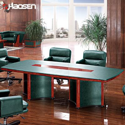 China ROLLS 68011C-Green Office Conference Room Furniture Funky Leather Funky ROLLS 68011C-Green Office Conference Room Furniture 8 SEATS Conference Table Meeting Room Furniture for sale