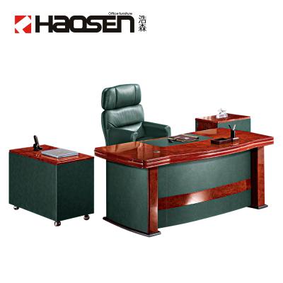 China Luxury ROLLS 6839 Professional Custom Comfortable Wooden Office Manager Table for sale