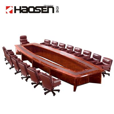 China Rolls 608 professional custom large meeting place table furniture comfortable wooden modern office meeting table furniture for sale