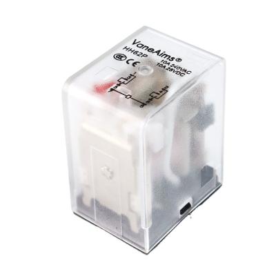 China Sealed High Power Relay HH63P LY2N-J Electromagnetic Relay DPDT 12V24V110V 8pin 10A for sale