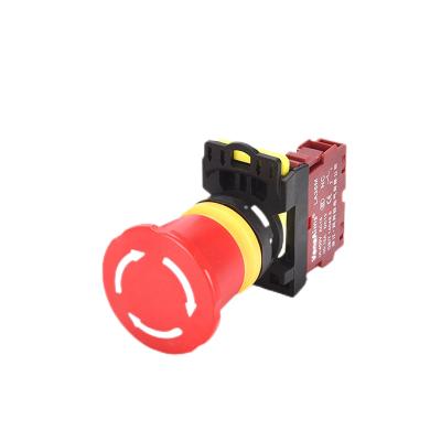 China Stop Switch Top Selling Professional Plastic Mushroom Shape 1nc 2nc Emergency Push Button Switch for sale