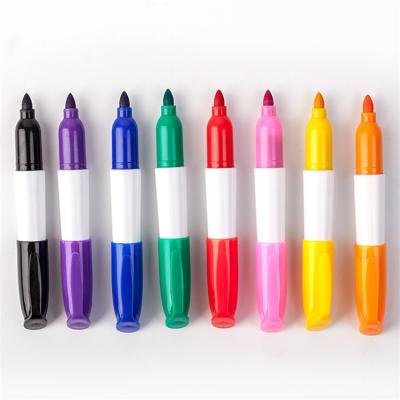 China Quickly Logo Double Head Permanent Private Marker High Quality Waterproof And Dry Pen For Graffiti And Sketch for sale