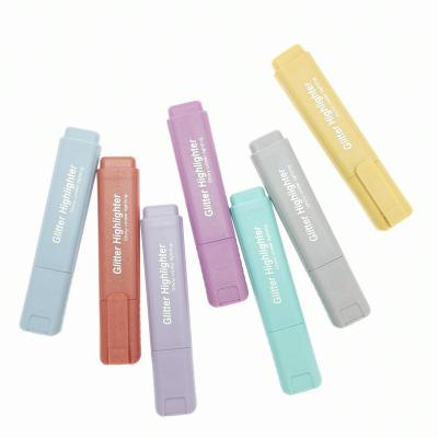 China Hot Selling PP Plastic Amazone Highlighter Pen Shattering Pen for sale