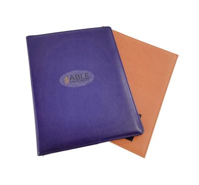 China Office Business Custom Popular PU Leather Conference Folder Multifunctional A4 Holder Document Leather Folder for sale