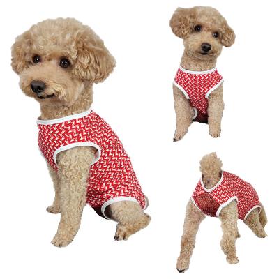 China Cheap and high quality viable red printed menstrual pants for puppies for sale