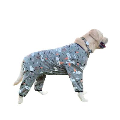 China Liveable Medium and Large Dog Cartoon Style Gray Cotton Four - Foot Apparel for sale