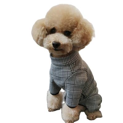 China New Design Wholesale Price Viable Hot Clothes With Plaid Pattern And Fleece For Dog for sale