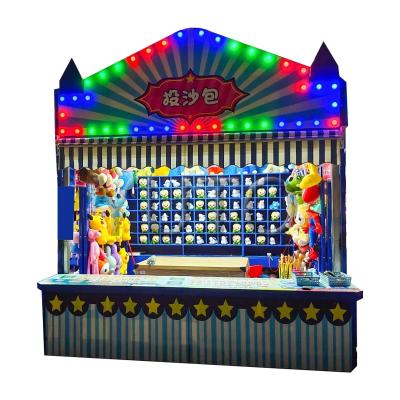 China Factory Price Sandbag Booth Game For Sale|Make Money Outdoor Carnival Booth Game For Amusement Park W840*D740*H2270mm for sale