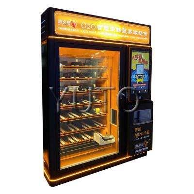 China Factory Price 19 Inch Food and Beverage Vending Machine with Double Cabinets | Supermarket Make Money Vending Machine For Sale 1930*2050*815mm for sale